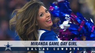 Dallas Cowboys Cheerleaders Game Day Girl  Mianda  Dallas Cowboys 2018 [upl. by Voorhis]