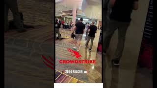 CrowdStrike Falcon Experience From Las Vegas crowdstrike cybersecurity [upl. by Ardnaz315]