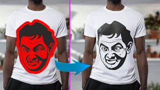 How To Design a Tshirt in Photoshop [upl. by Einaoj]