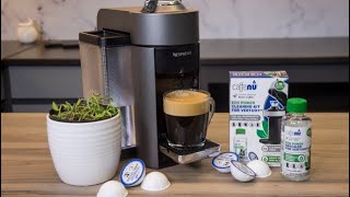 Descale amp clean your Nespresso Vertuo coffee machine with this All in One Kit [upl. by Nhguavoj]