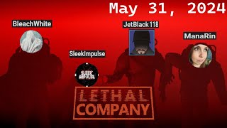 Lethal Company vibing Pt2 w ManaRinGaming SleekImpulseGaming JetBlack118 [upl. by Voleta834]