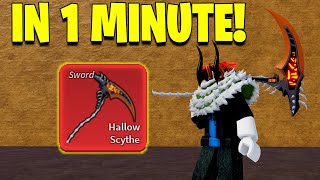 How to get Hallow Scythe amp Devils Luck  Blox Fruits [upl. by Ecargyram208]