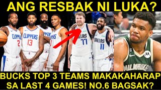 Luka RERESBAK na kay Kawhi at Clippers  Bucks BABAGSAK pa hanggang 6th Seed [upl. by Nollie]