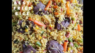 friedricecameroonfood HOW TO COOK CAMEROONIAN FRIED RICE BEST MOUTH WATERING RECIPE STEP BY STEP [upl. by Tasha274]