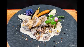 PAUPIETTE DE VEAU A LA CREME DE GIROLLES amp MORILLES [upl. by Nimar]