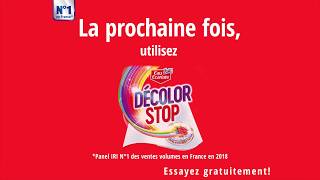 Décolor Stop évite les transferts de couleurs [upl. by Einafpets]