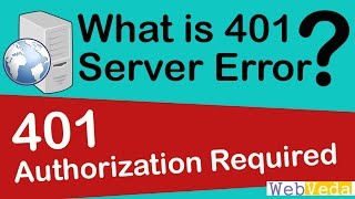 What is 401 Authorization Required Error [upl. by Eiramnwad]