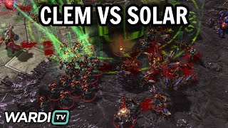 Clem vs Solar TvZ  15000 WardiTV Championship Playoffs StarCraft 2 [upl. by Gnues]