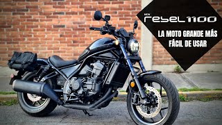 ¿Moto grande automática Honda Rebel 1100 DCT Review [upl. by Dimitry449]