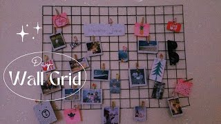 DIY Wall Grid with wooden skewers [upl. by Islek]