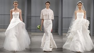 Monique Lhuillier Spring 2014 Bridal Collection [upl. by Anead]