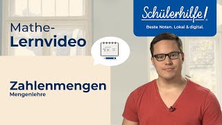 Zahlenmenge  Mengenlehre 🎓 Schülerhilfe Lernvideo Mathe [upl. by Eidnew218]