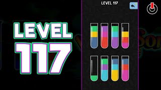 Water Color Sort Level 117 Solution [upl. by Pattin]