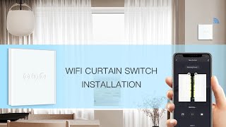 How To Connect Wifi Bseed Switch 🔎 WIFI CURTAIN SWITCH INSTALLATION [upl. by Celinka]