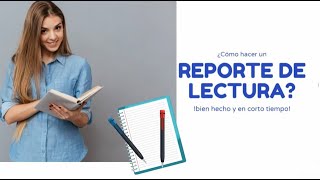 📚 COMO HACER REPORTE DE LECTURA 📚Guía paso a paso Características estructura y ejemplos 📝 [upl. by Aurilia]