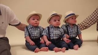 Triplets 1st Birthday Behind The Scenes Video [upl. by Enorel516]