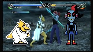 Alphys x Undyne UNDERTALE in SoulCalibur V [upl. by Torbert]