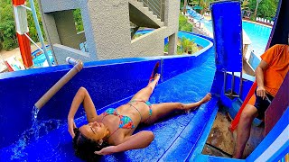 Crazy Karacol Water Slide at Parque Aquático Cascanéia [upl. by Yeliw443]