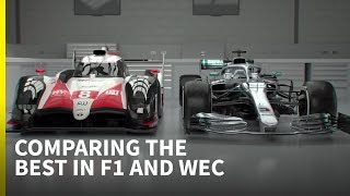 Mercedes F1 vs Toyota LMP1 Technical comparison [upl. by Parrott]