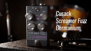 Cusack Germanium Screamer Fuzz Single Coils [upl. by Ainola]