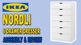 IKEA Nordli drawer set  Assembly and Review 6 drawer stack  Clueless Dad [upl. by Nevada343]