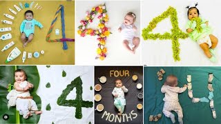 4 month baby boy photoshoot ideas  Baby photoshoot ideas at Home  Four Month Baby Photoshoot [upl. by Izy]