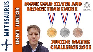 Junior Maths Challenge 2022 UKMT  how youll get Gold more easily this year  Silver  Bronze [upl. by Arratahs481]