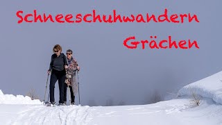 Schneeschuhwandern in Grächen März 2024 [upl. by Jak]