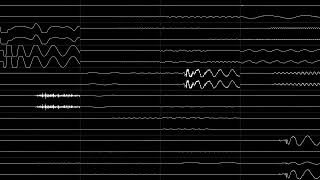 Maniacs of Noise  “Train of Truth” XM Oscilloscope View [upl. by Yelsna462]