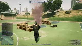 Umbrella Corp vs X6 Bikers 1v6  GTA Online [upl. by Cathyleen]