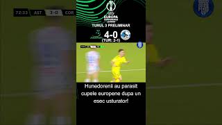 Astana 61 Corvinul Retur Turul 3 Preliminar UECL 202425 shorts football astana hunedoara [upl. by Nevi127]