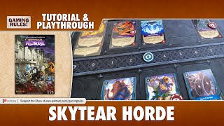 Skytear Horde  Tutorial amp Playthrough [upl. by Damalus]