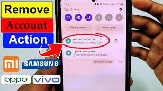 Remove Account Action Required Notification 2024 [upl. by Ezarra]