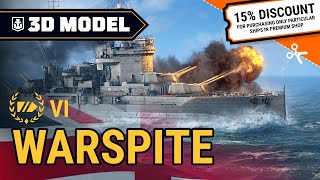 Dry Dock Warspite  British Tier VI Premium battleship [upl. by Akima]