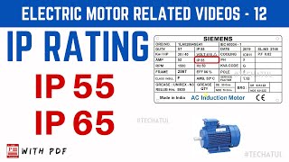 IP 55IP 65What is IP Rating in motorIngress protectionTechAtul [upl. by Ahsiret930]