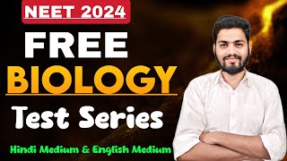 NEET 2024 FREE Biology Test Series  Hindi Medium amp English Medium [upl. by Iliak]