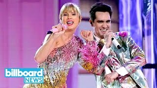 Taylor Swift Brings Her Whimsical World to the BBMAs With Me Performance  Billboard News [upl. by Micah]