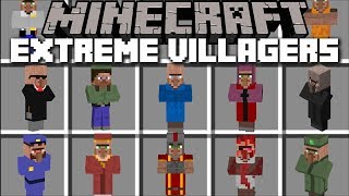 Minecraft EXTREME VILLAGER MOD  SURVIVE THIS WEIRD VILLAGE TO GET A PRIZE  Minecraft [upl. by Benjy711]