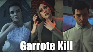 HITMAN Freeform Training Fiber Wire Garrote Kill Everyone Invisible Man [upl. by Ahsetal]