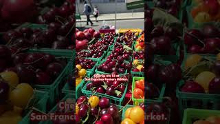 🍒 Cherries in Silicon Valley Farmers Market SiliconValley FarmersMarket HobbyExplorer Tamil [upl. by Enilarac]