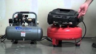 Ultra Quiet California Air Tools 1610A OilFree amp Lightweght Rust Free Air Compressor [upl. by Erbes]