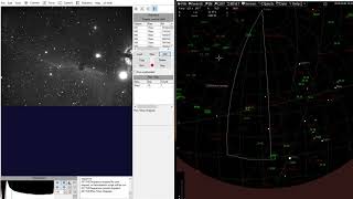 CCDCIEL deepsky imaging program demonstration of automatic object selection [upl. by Kannav]