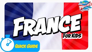 France for Kids  Fun facts on the French travel guide for kids [upl. by Muffin]