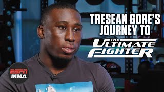 Tresean Gore’s incredible story of perseverance to reach The Ultimate Fighter  ESPN MMA [upl. by Balf]