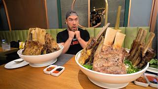 NOBODY HAS FINISHED HALF OF THIS SCARY 5KG BEEF NOODLE SOUP CHALLENGE  Joel Hansen [upl. by Rosamond]