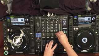 Example TechHouse DJ Set using Pioneer CDJ2000s amp DJM 900 Mixer  Audience Perspective [upl. by Whale99]