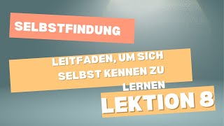 Warum es in Ordnung ist sich selbst nicht zu kennen Ein Leitfaden für Studenten [upl. by Enilecram]