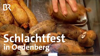 Kesselfleisch Schlachtfest in Oedenberg  Zwischen Spessart und Karwendel  BR  Doku  Reportage [upl. by Ahsirpac587]