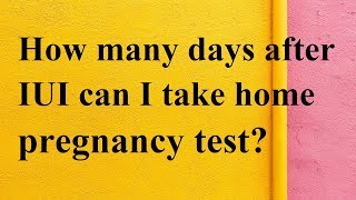 How many days after IUI can I take home pregnancy test  Meet Desire [upl. by Nosdrahcir136]