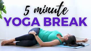 5 min Yoga Break Restore Your Mind amp Find Calm [upl. by Shulem]